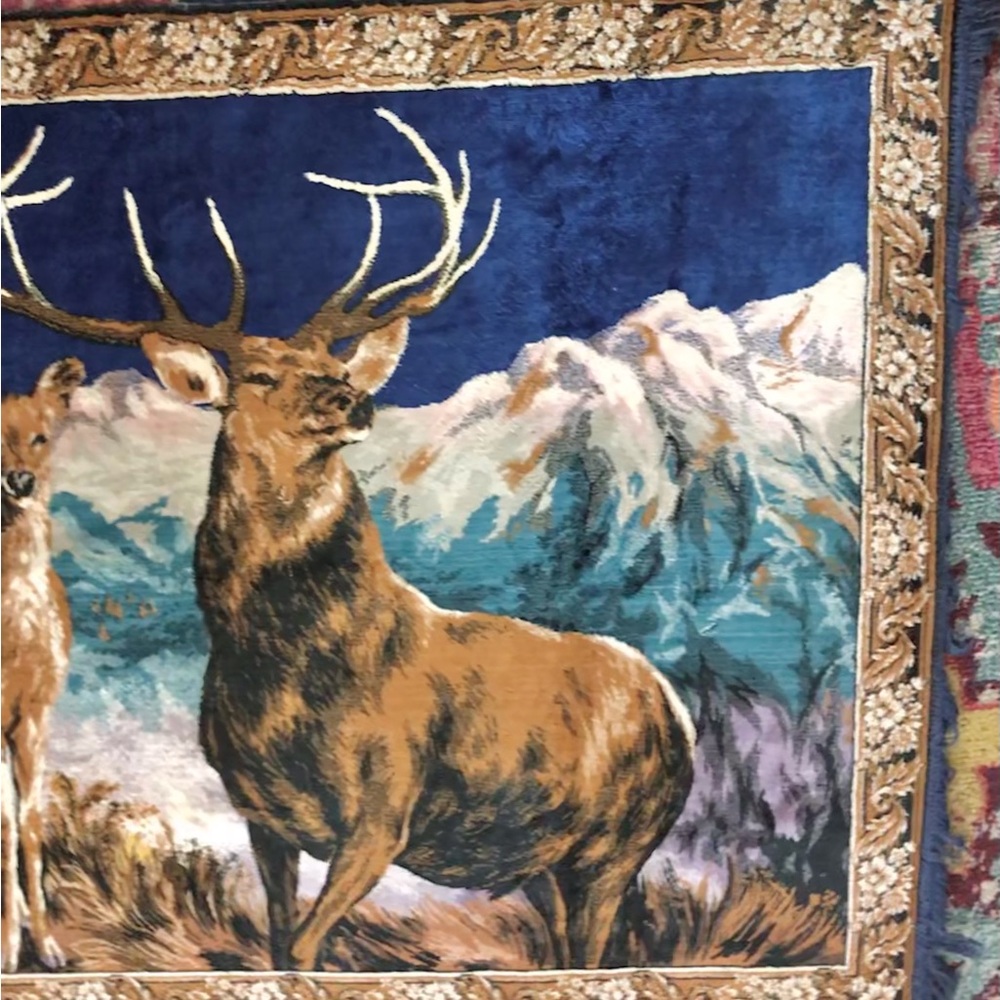 Vintage - Velvet Tapestry - Stag